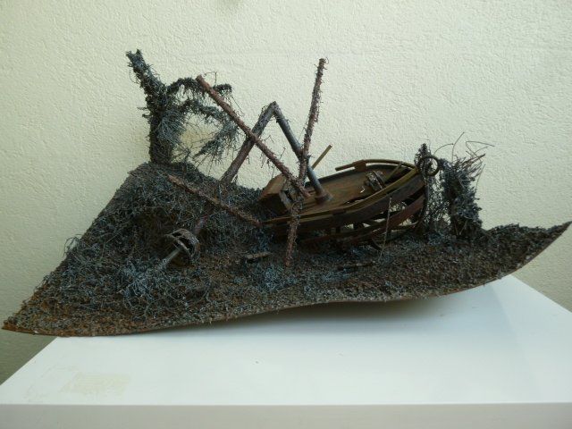 Sculture & Statue: Schwere Skulptur "Schiff Wrack" – Usato da Liestal venduto da euro2006 5