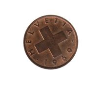 MONETA SVIZZERA 1 centesimo 1969 usata - circolata Rame