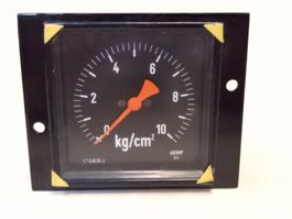 Manometer Haenni 0-10 kg/cm2 Druckluft Anzeige Messgerät