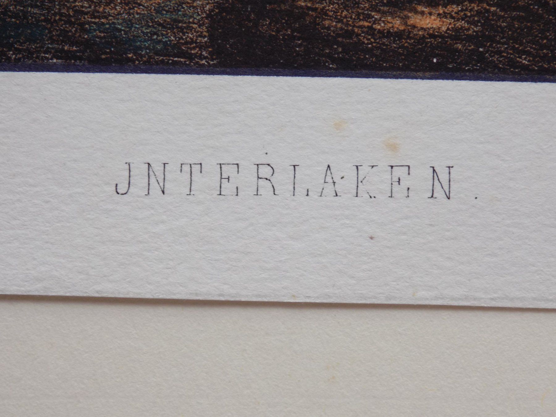 Stiche: Interlaken – Gebraucht aus Risch von Rischli15 2