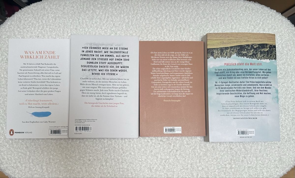 Livres: 4 deutschsprachige Bücher  – D'occasion à Biel/Bienne par joy108 1