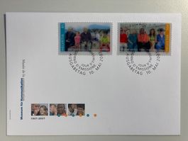 2007 Ersttagsbrief 2x Museum für Kommunikation