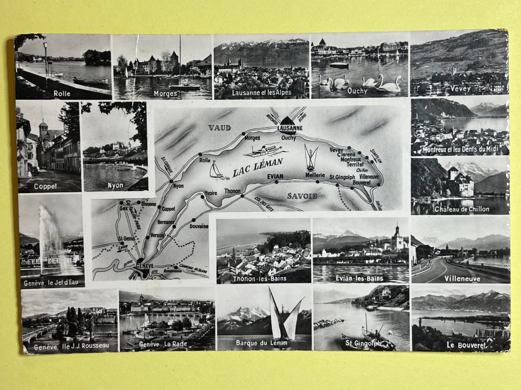 Cartes postales: Lac Léman - 1959 – D'occasion à Steg VS par _vinci_