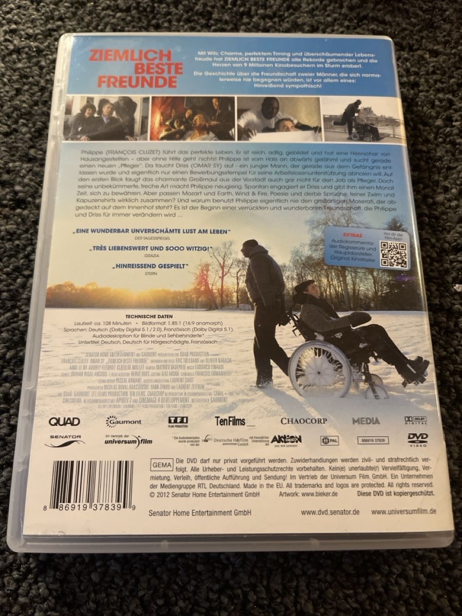 Alle DVDs: Ziemlich Beste Freunde (21747) – Gebraucht aus Ruswil von jan_bxl5 1