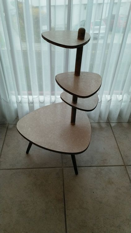 Vintage Blumenständer Holz Kaufen auf Ricardo