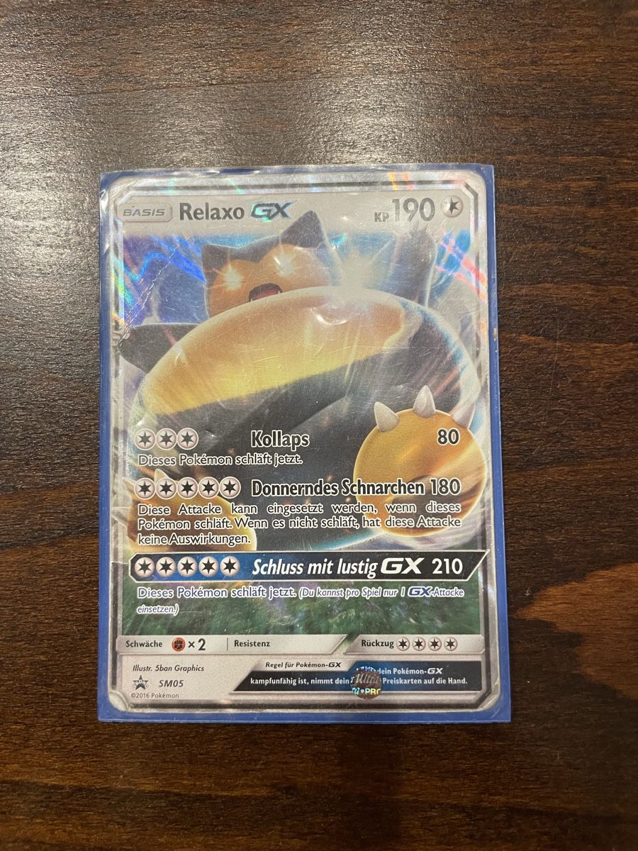 Pokémon Carte collezionabili: Relaxo GX SM05  – Usato da Allschwil venduto da dar_w7hw