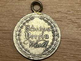 Schützenverein Anhänger Medaillon Schützenverein Wesel