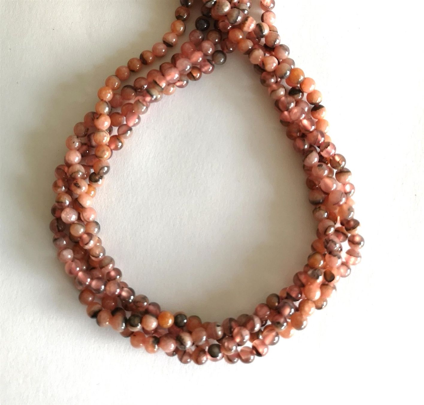 Pietre preziose: Rhodochrosit, Beads 4mm – Nuovo e nell'imballaggio originale da Rümlang venduto da 21f