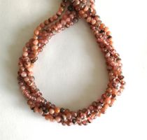 Rhodochrosit, Beads 4mm