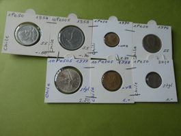 Chile ab 1954, Konvolut alte Münzen