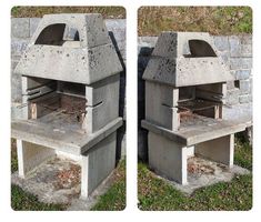 Barbecue/grill in beton massiccio da giardino!