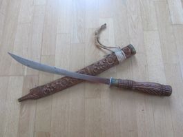 Schwert mit Scheide, Asiatische Handarbeit, Souvenir