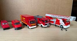 Lot 4 modèles réduits pompier 1/87