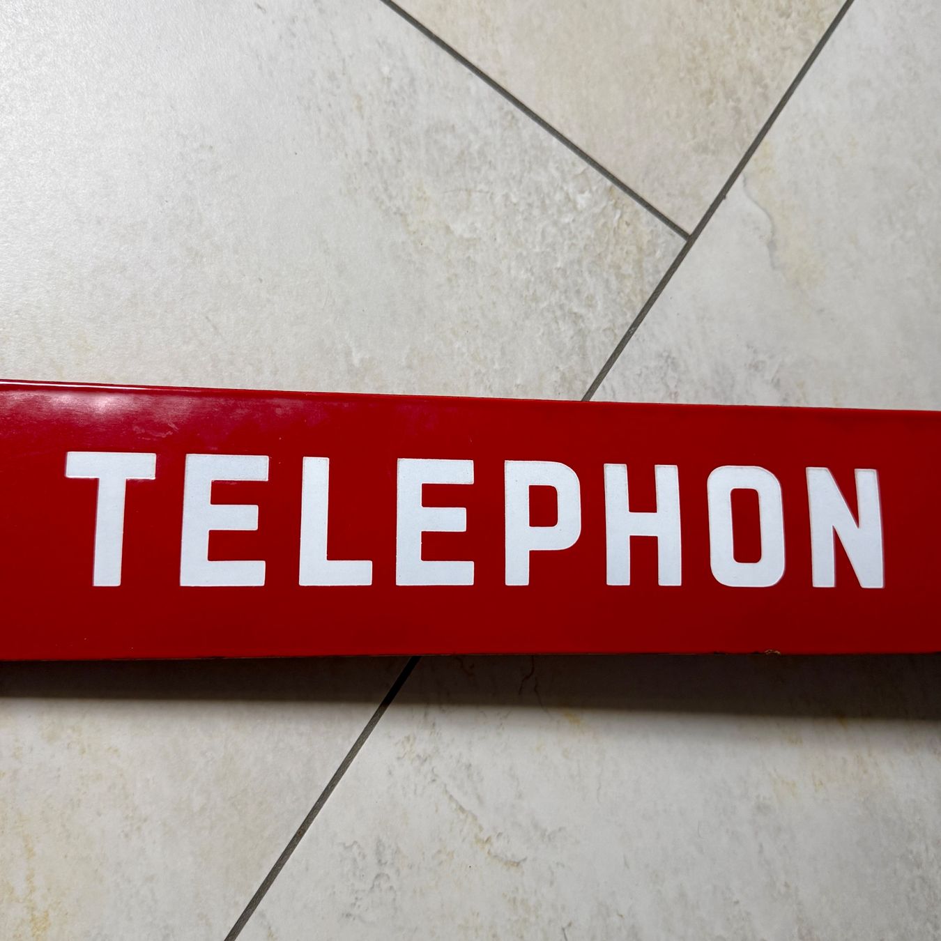 Schilder: Altes Doppelseitiges Emailschild Telephon PTT – Gebraucht aus Ueberstorf von Brocandi 8