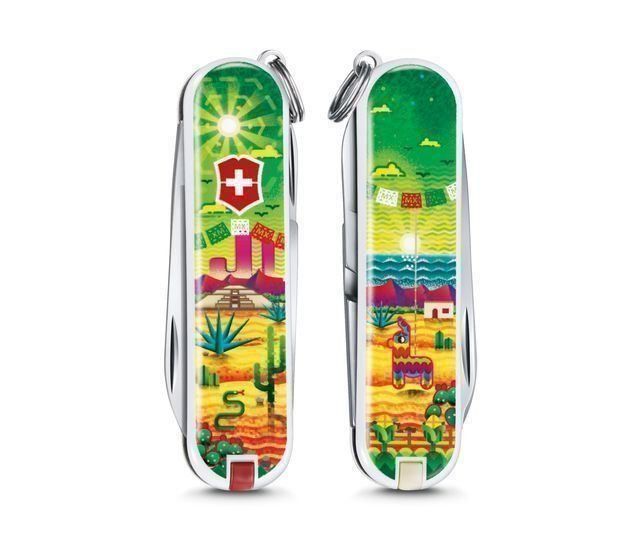 Victorinox Coltelli tascabile: Victorinox - "Mexican Sunset" Knife 2018 – Nuovo e nell'imballaggio originale da Rotkreuz venduto da CLASAX