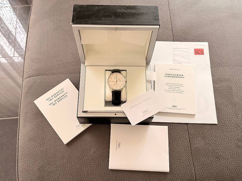 IWC Orologi: IWC Portugieser Chronograph – Nuovo (secondo la descrizione) da Wohlen AG venduto da esatrina