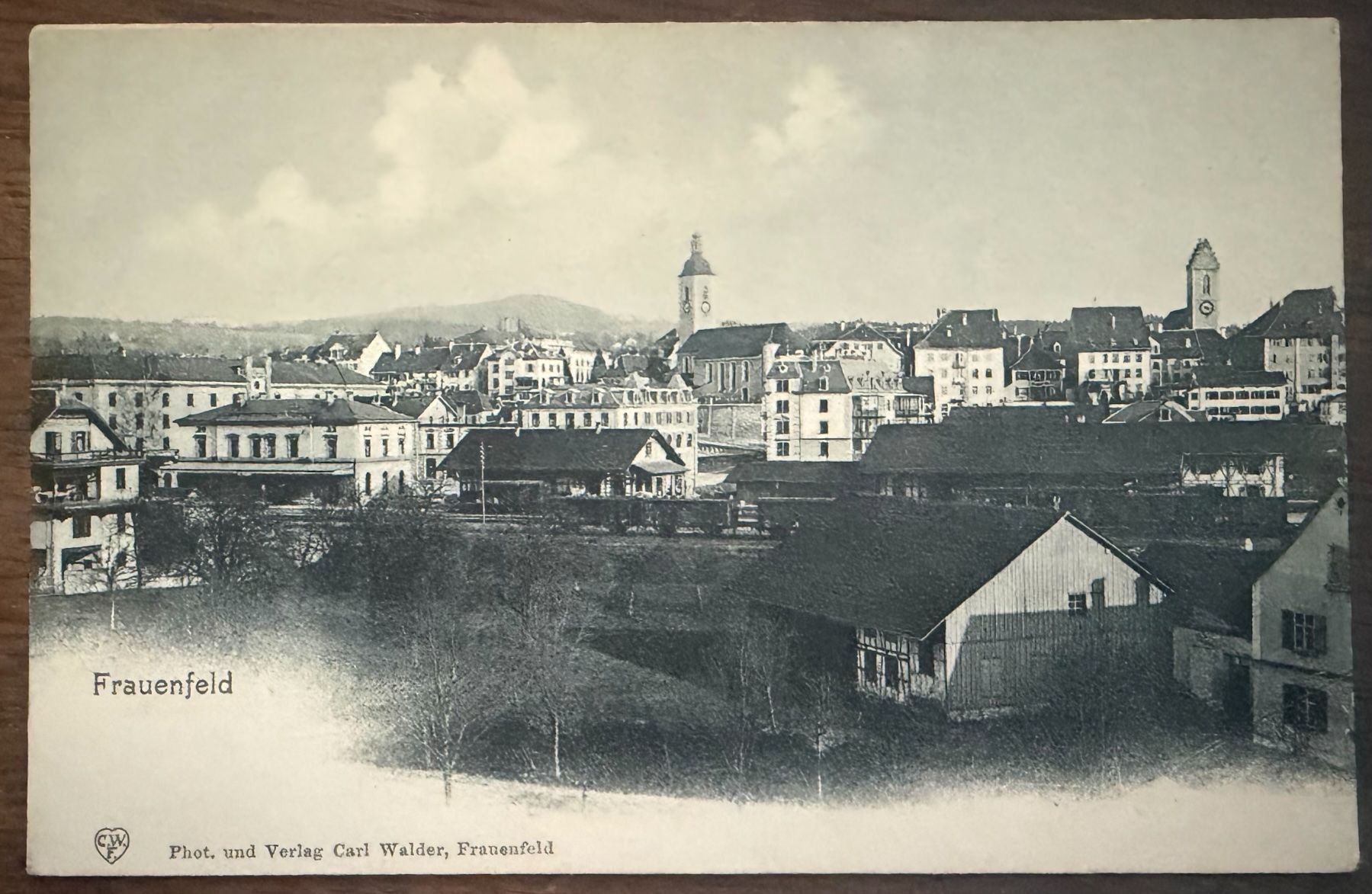 Cartoline postali: FRAUENFELD -  Ansichtskarte – Usato da Tegerfelden venduto da siebenmacky