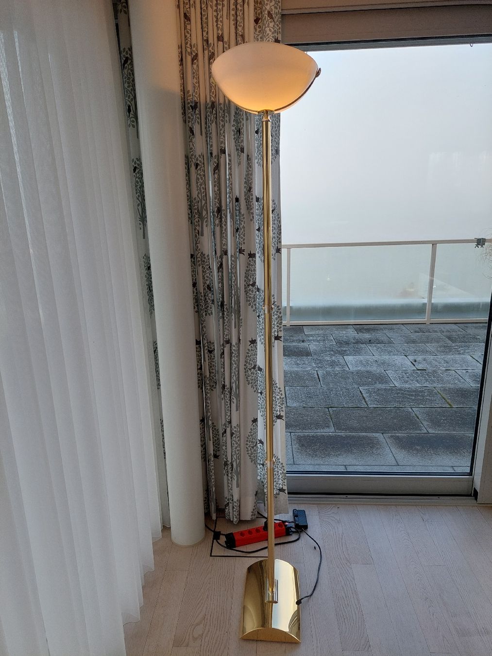 Lampade: Elegante Stehlampe, goldfarben, dimmbar – Usato da Brunnen venduto da Livianda 4
