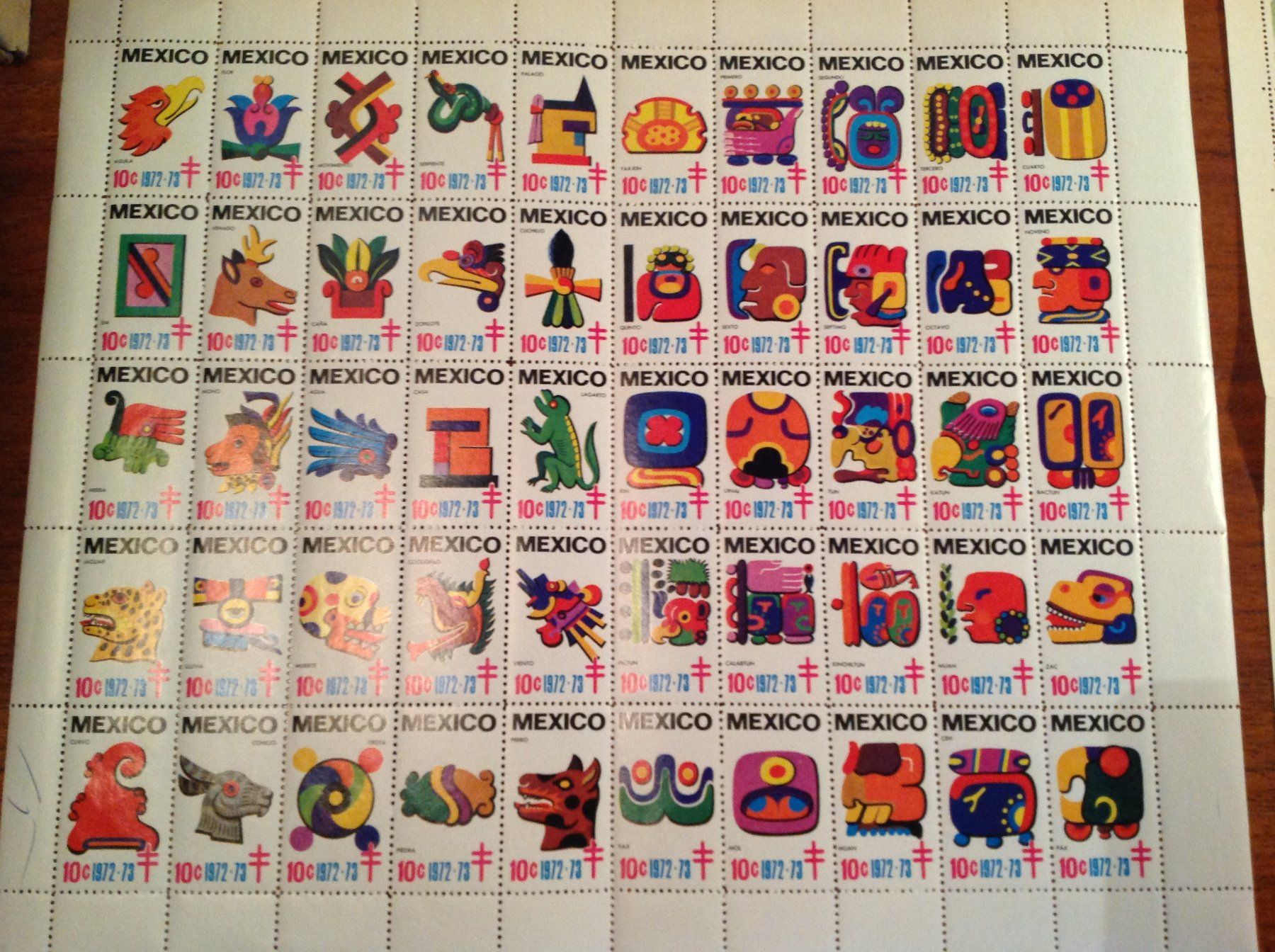 Tutti i francobolli: timbre  Briefmarke Mexique - Mexico ** – Usato da Vuiteboeuf venduto da broticaire 1