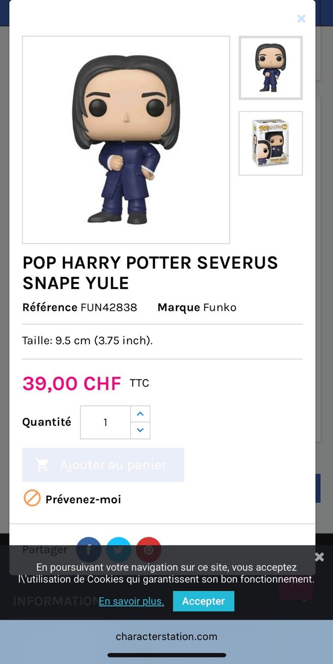 Funko Figuren: Funko Pop - Harry Potter - Severus Snape - Yule Ball - 94 – Neu und originalverpackt aus Grand-Lancy von alf_8dk7 2