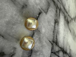 Vintage gold and silver earrings