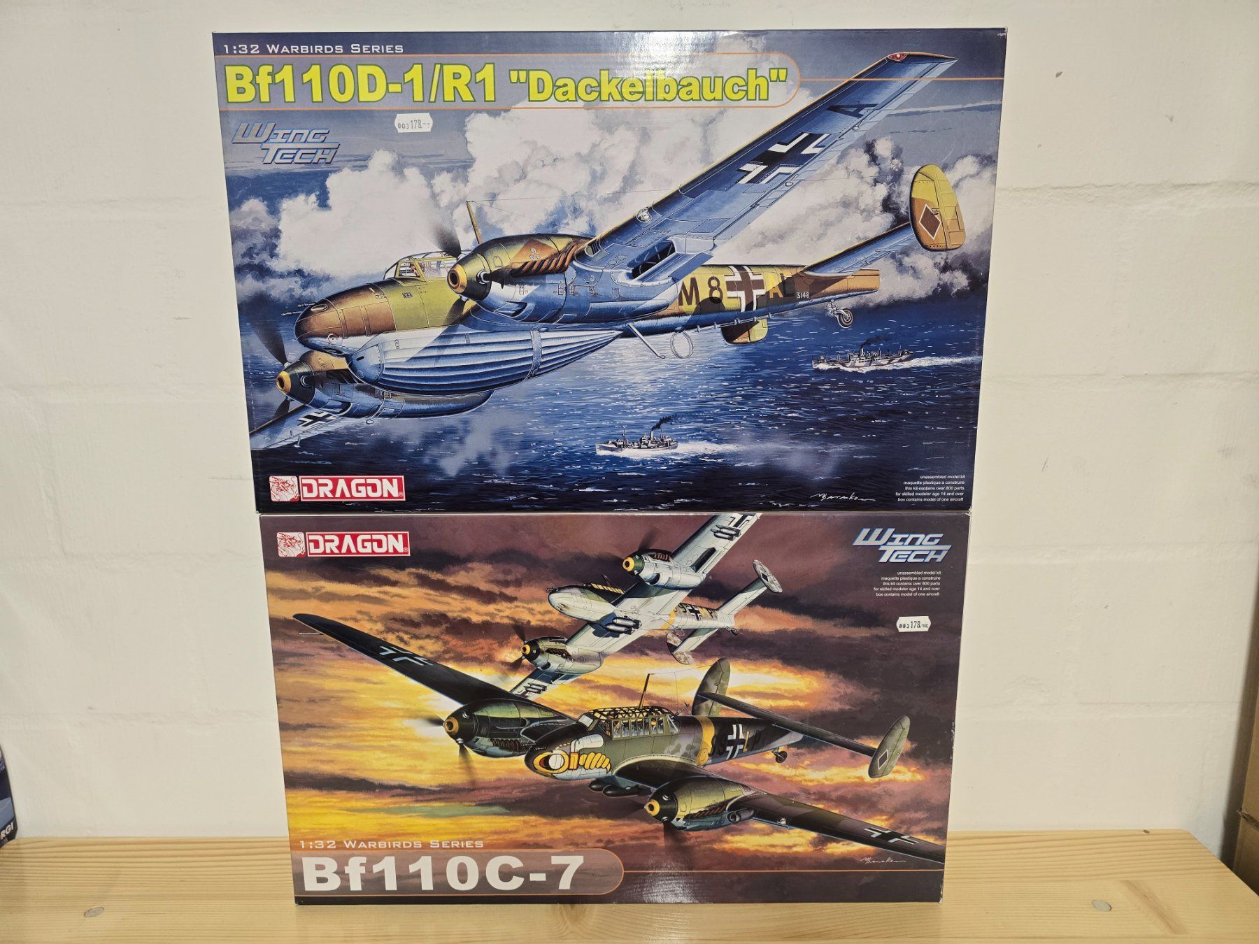 Kit di modellismo & Modellini statici: Bausatz, 2x Messerschmitt BF 110, 1:32, Dragon – Nuovo (secondo la descrizione) da Bachenbülach venduto da Obi-meow-kenobi
