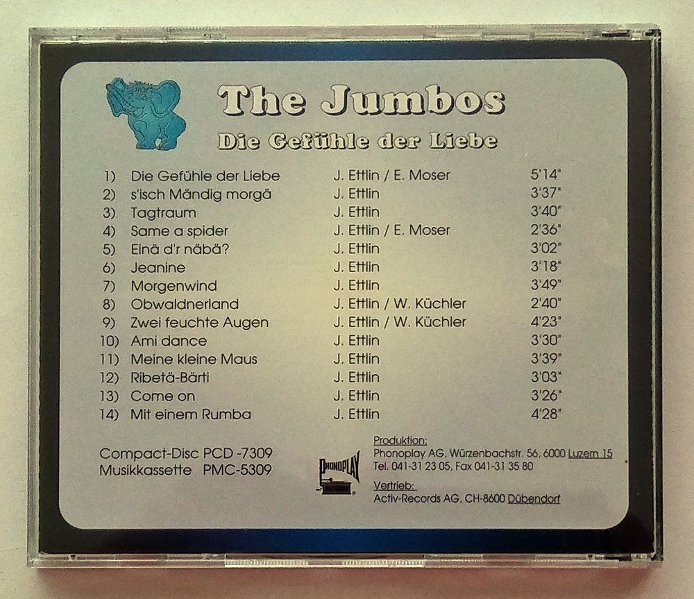 CD: CD - The Jumbos – Usato da Meggen venduto da Eisscholle 1