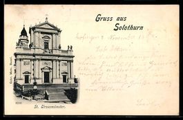 AK Solothurn, St. Ursusmünster, 1898