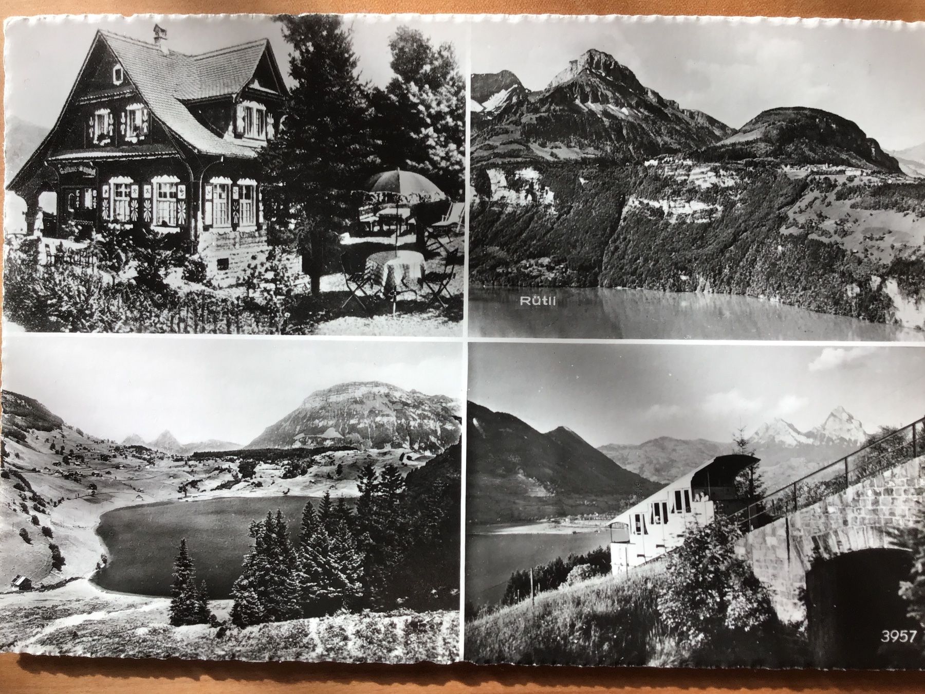 Cartoline postali: Gasthaus z.Bahnhof, Seelisberg – Usato da Kirchenthurnen venduto da Gluecksbrief