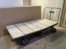 gr. Stabiler Industrie-Plattformwagen/Schiebewagen ab 1.-