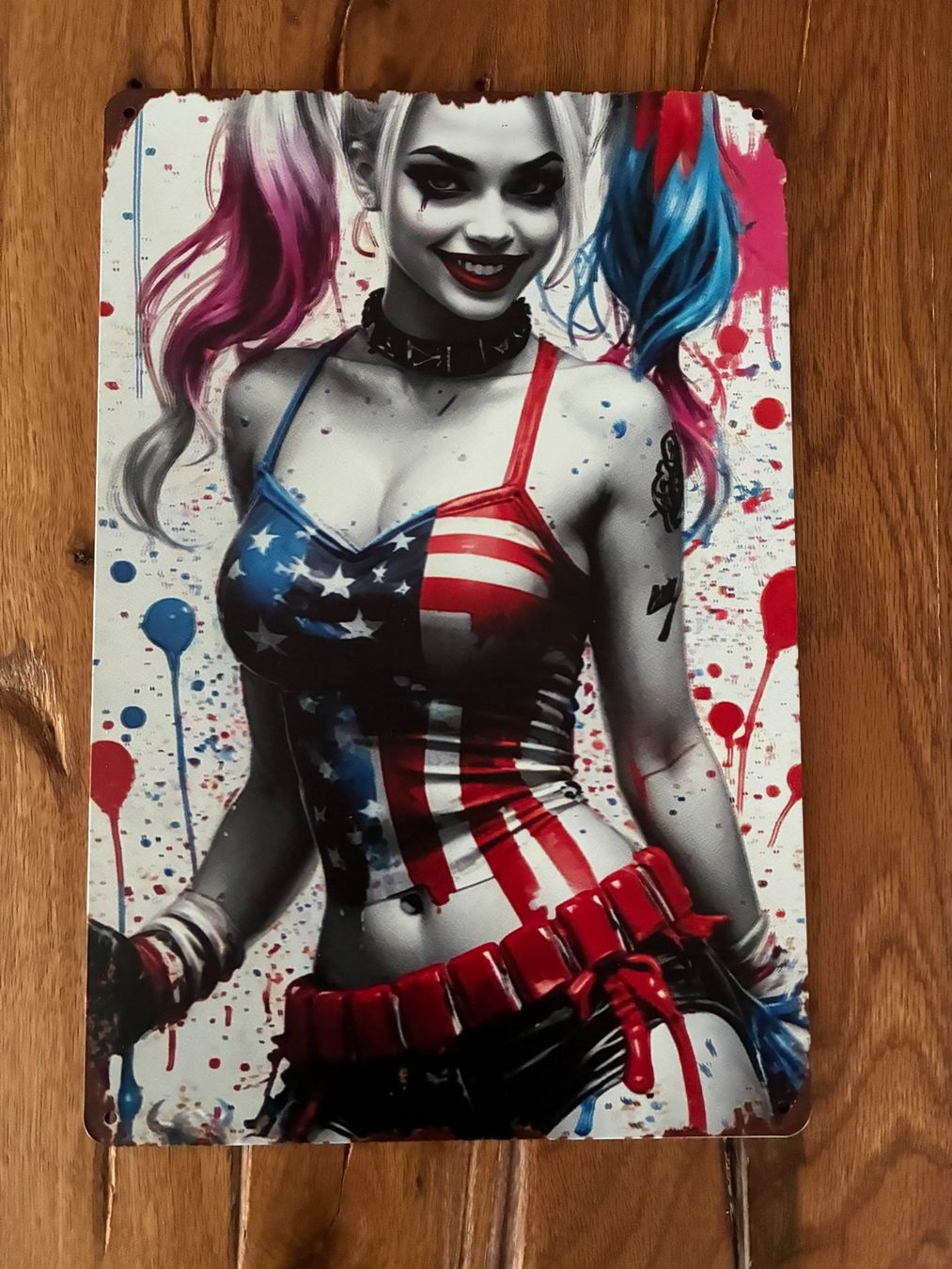 Figuren: Harley Quinn - schönes Blechschild neu – Neu und originalverpackt aus Bremgarten AG von Eurotiz 2