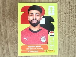 Panini FIFA WM 2026 Sticker Marwan Attia EGY 10
