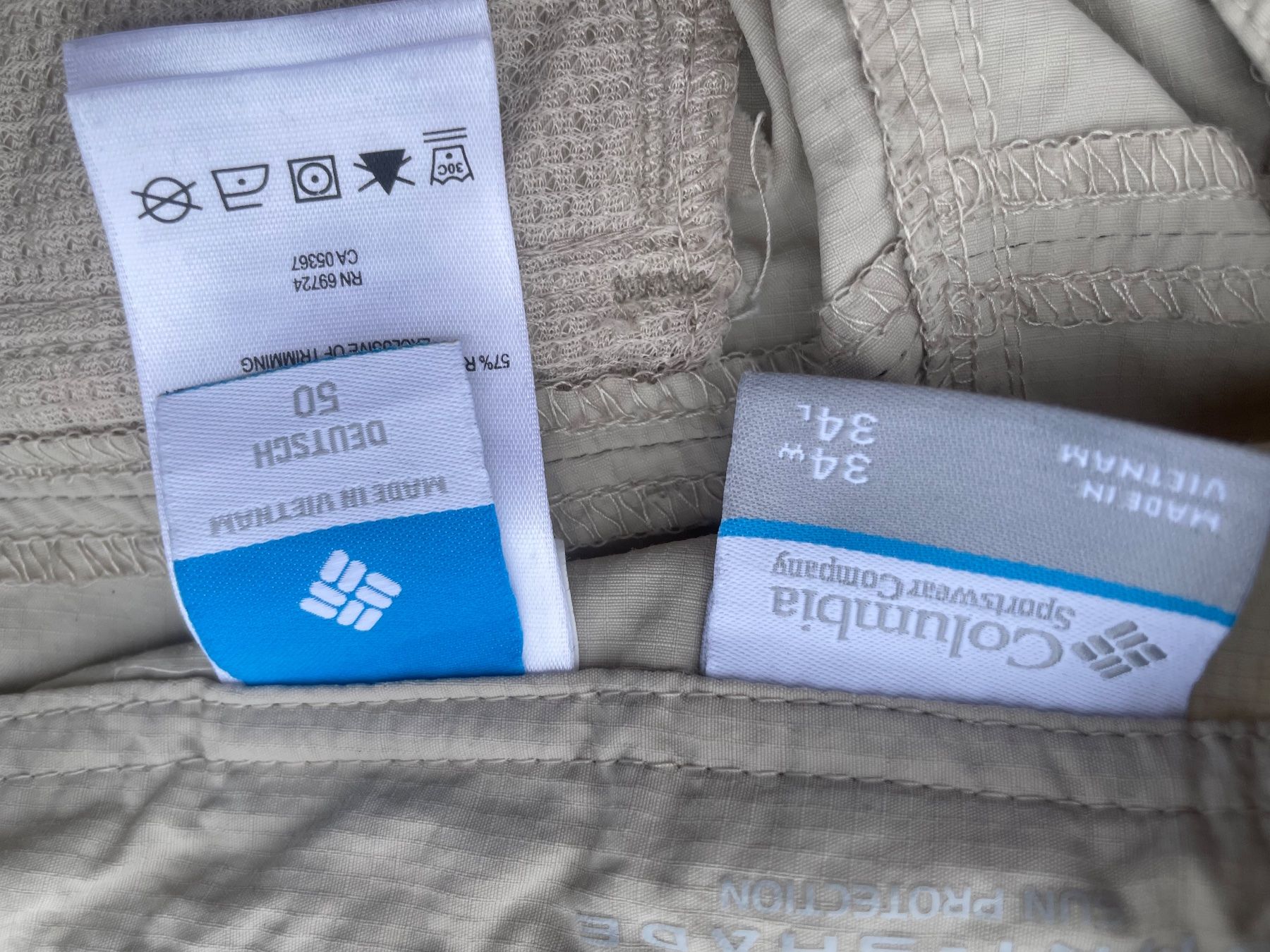 Columbia Hosen: Columbia Wanderhose Zip – Neu (gemäss Beschreibung) aus Flüelen von AU10 3