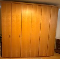Kleiderschrank Holz furniert 6 Türen guter Zustand