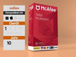 McAfee Total Protection / 1Gerät / 10 Jahre