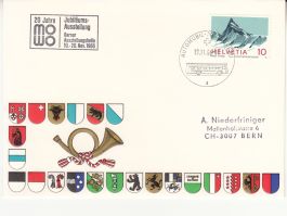 Sonderstempel A. 1083 Mode Wohnenbern 1967