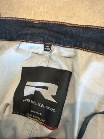 Motorrad Jeans Richa US 40/32 dunkelblau gebraucht 