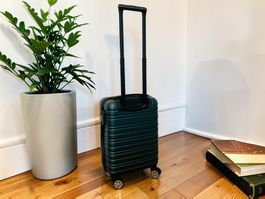 Handgepäckkoffer Rollen abnehmbar S 51x20x33cm Grün NEU