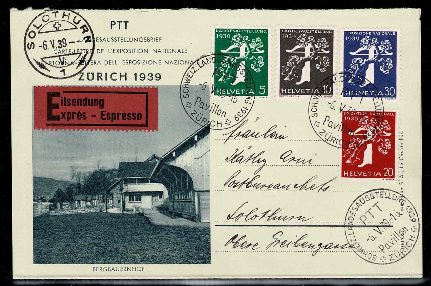 Alle Briefmarken: 1939 Landi,  FDC gemischt – Neu (gemäss Beschreibung) aus Nuglar von Stamp88