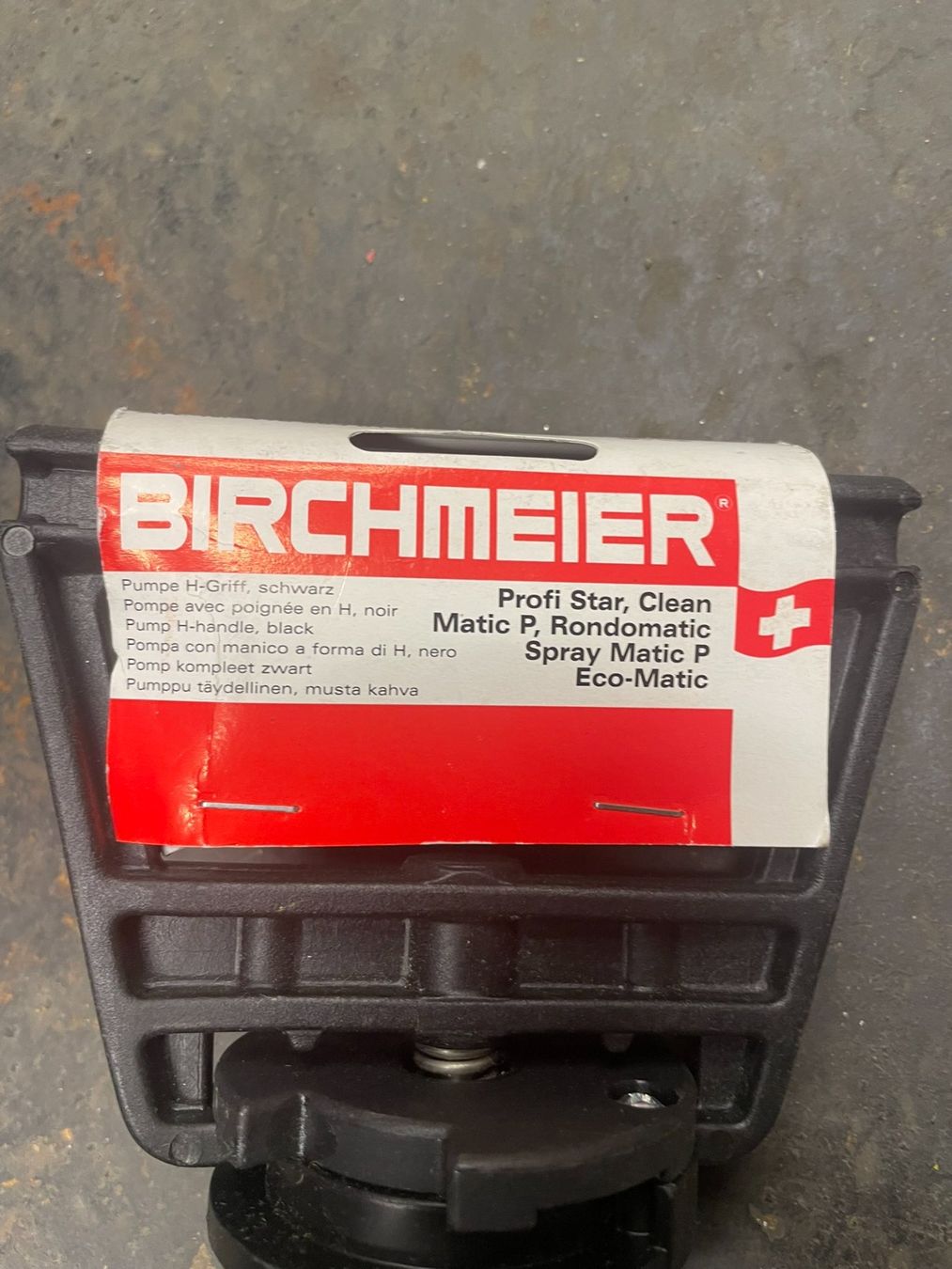 Birchmeier Pumpen & Teile: Birchmeier Spritze Profi Star Clean - Pumpengriff – Neu und originalverpackt aus Dornach von massi20 1