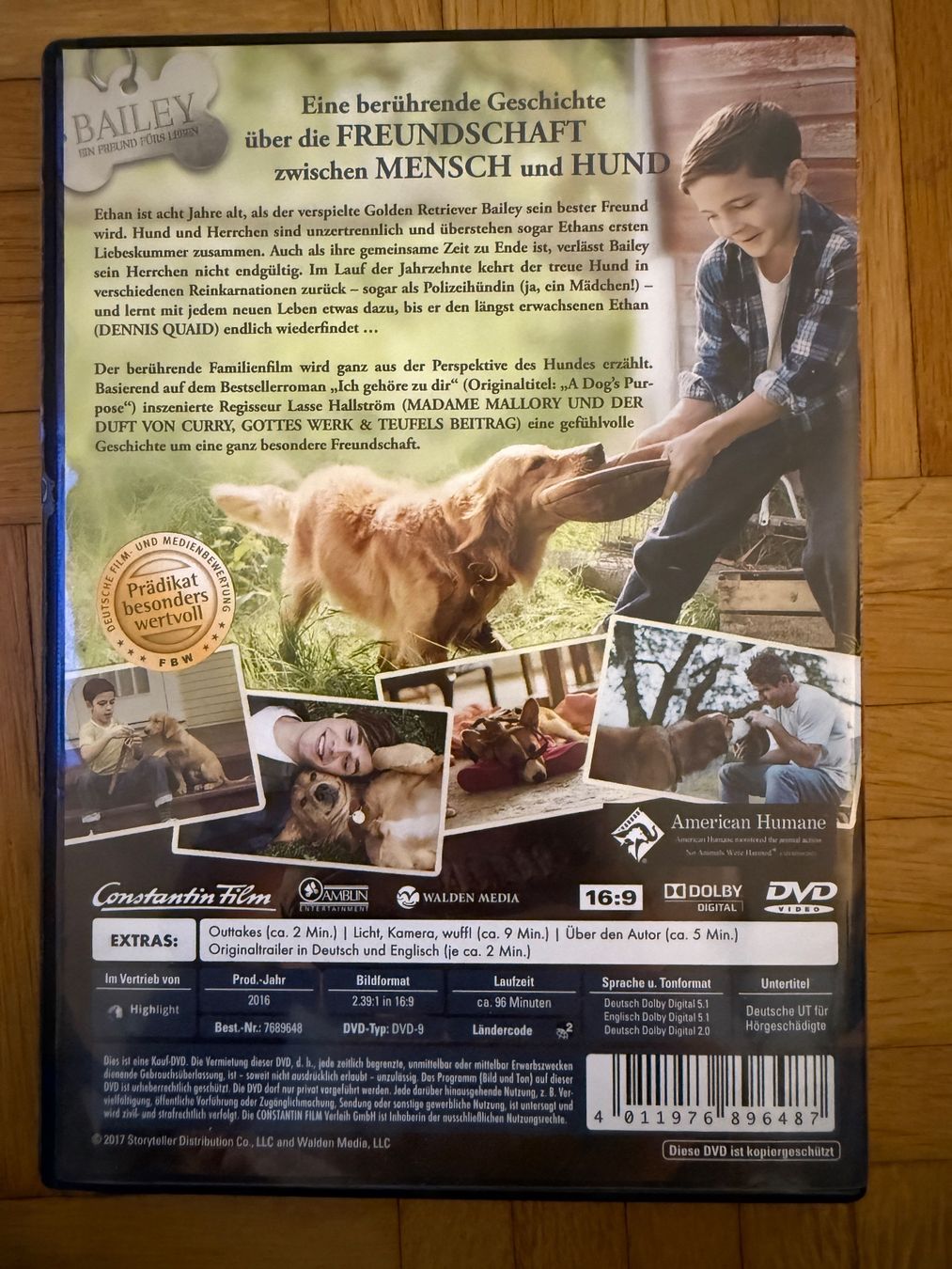 Tutti i DVDs: Bailey - Ein Freund fürs Leben – Usato da Brunnen venduto da pel_vk7g 1