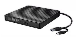 Externer CD/DVD Player & Brenner USB 3.0 - Typ-C