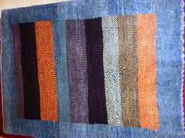 Gabbeh original, handgeknüpft, flauschig dick, neu 107x137