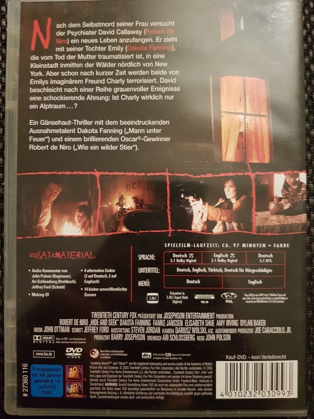 Tutti i DVDs: Hide and Seek – Usato da Dübendorf venduto da kb86_MOVIE 1