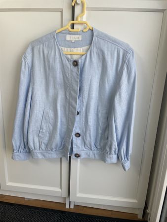 Leinen Jacke/ Blazer Zara Gr. L ungetragen