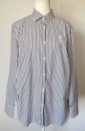 Lauren Ralph Lauren Hemdbluse aus Baumwolle Gr. 1X (CH/44)