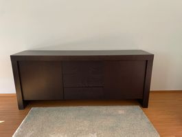 Kommode Schubladenschrank dunkelbraun gebraucht
