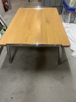 Rolf Benz tisch Eiche Chrom Metall 180x90 cm guter Zustan