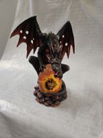 Drachen mit Lava Ei 28cm