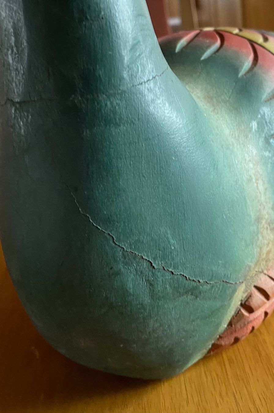 Statuette: Ente Holz, farbig, alt – Usato da Rosshäusern venduto da Reb_87sr 9